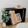 Creative Deco 3x dřevěná bedna černá | 40x30x15 cm | sada Náhled obrázku produktu 6