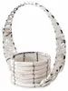 Rattan Pflanzkorb Blumenkorb Pflanzschale Halbkreis mit Produktbild-Vorschau 3
