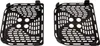 Two black air fryer baskets are shown against a white background. Voir les images du produit