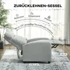 HOMCOM Relaxsessel Fernsehsessel mit Liegefunktion, Produktbild-Vorschau 4