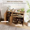 COSTWAY Kredens drewniany, szafka kuchenna z szufladą, 3 Podgląd zdjęcia produktu 4