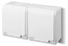 Wandmontageschakelaar voor inbouwspots, wit, IP44, HERMES Productafbeelding-voorbeeld 16