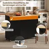 Flieks Mobile Kücheninsel mit klappbarer Arbeitsplatte, Produktbild-Vorschau 7