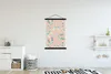 MuchoWow® Textilposter Sommer - Flip-Flops - Rosa 120x180 Produktbild-Vorschau 2