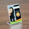 DIN A8 L-Ständer im Hochformat aus Acrylglas / Produktbild-Vorschau 2