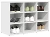 vidaXL Szafka na buty z półką Biała 77,5 x 30 x 51 cm Podgląd zdjęcia produktu 3