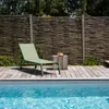 Sonnenliege BARBADOS aus salbeigrünem Textilene - Aluminium Produktbild-Vorschau 2