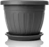 BigDean 3X Blumentopf mit Untersetzer rund ø50xH38 cm Produktbild-Vorschau 3