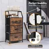 A product image showcasing a storage cabinet with text overlays highlighting its features. Podgląd zdjęcia produktu