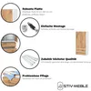 STIV Möbel | Kleiderschrank Weiß Matt/Eiche Wotan 90x50x180 Produktbild-Vorschau 4