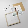 Gerahmtes Poster - Rahmen in heller Eiche - Brennen Mann Produktbild-Vorschau 4