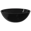 The Living Store Waschbecken Glas 50x37x14 cm Schwarz Produktbild-Vorschau 4