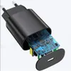 A black USB-C charger with its internal circuitry exposed, showing a blue circuit board and a USB-C port. Produktbild-Vorschau