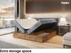 MEBLINI Boxspringbett mit Bettkasten - Gepolstert Produktbild-Vorschau 5