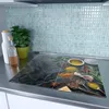 Spritzschutz Herdabdeckplatte Schneidebrett aus Glas Küche Produktbild-Vorschau 2