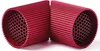 Two red cylindrical objects with a honeycomb pattern inside, placed side-by-side. Náhled obrázku produktu