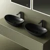 EMKE Aufsatz-Waschtisch aus Keramik – Ovales Design in Produktbild-Vorschau 6