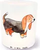 Mr. & Mrs. Panda Windlicht aus Glas Basset Hound Produktbild-Vorschau 1