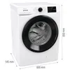Gorenje WPNEI84A1TS Waschmaschine, 8kg, 1400 U/min., Produktbild-Vorschau 3