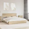 vidaXL Aufbewahrungsbett Sonoma-Eiche 180 x 200 cm Produktbild-Vorschau 2