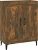 vidaXL Příborník kouřový dub 69,5x34x90 cm výrobek ze dřeva Náhled obrázku produktu 1