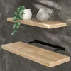 Casaria Mensola da Parete Legno 70cm Supporto 50-110cm Anteprima dell’immagine prodotto 1