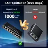 LAN Splitter 1 auf 7 Gigabit Ethernet Switch 7-Port Produktbild-Vorschau 4