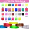 Fleau Kids 3D Pen Filament - 150 mètres - 30 couleurs - Voir les images du produit 3