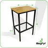 BEGRYF Barhocker 65 cm Eichefarben 40x30 cm, schwarzes Produktbild-Vorschau 3