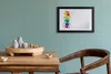 Bild 30x20 MDF-Rahmen, Wandkunst Farbe Würfel Produktbild-Vorschau 2
