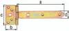 Alberts Kreuzgehänge verzinkt 591 x 59 x 103 mm schwer Produktbild-Vorschau 6