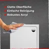 Schulte Duschwanne Adria mit Wannenträger und Ablauf, 90x90 Produktbild-Vorschau 6