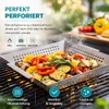 Grillschale Edelstahl 34x30x6 cm – Grillkorb für Gemüse & Produktbild-Vorschau 6