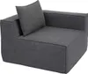 L-Sofa HWC-O54, lounge gauč s otomanem, rozkládací Náhled obrázku produktu 3