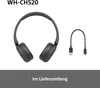 Sony WH-CH520 Kabellose Bluetooth On-Ear Kopfhörer mit 50 Produktbild-Vorschau 3