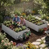 2er-Set Hochbeet 178*89*54cm,  Metall Gartenbeet, Produktbild-Vorschau 2