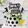Fußball Tortendeko Set für Kindergeburtstag - 28 Stück Produktbild-Vorschau 4