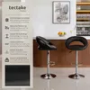 tectake® 2er Set Barhocker Christian Sitzhöhe 63 - 83 cm Produktbild-Vorschau 2