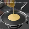 Padella per crepes 28 cm in acciaio inox antiaderente Anteprima dell’immagine prodotto 3