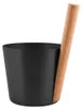 SET> Rento Saunaeimer, Kelle + Thermometer aluminium Produktbild-Vorschau 4