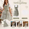 Dirndl Damen  Kleid, Midi Trachtenkleid mit Schürze, Produktbild-Vorschau 6