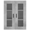 vidaXL Highboard Betongrau 69,5x34x180 cm Holzwerkstoff Produktbild-Vorschau 6
