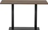 Bistro Doppelter Vierkantrohrfuss Metall Mattschwarz Produktbild-Vorschau 4