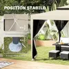 Outsunny Tonnelle barnum de jardin 3L x 3l m avec 4 Voir les images du produit 8