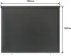 Wolketon Vertikálna markíza 100 x 240 cm Balkónová markíza Náhľad obrázku produktu 2