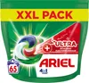 Kapsułki do prania Ariel 4 w 1 + Ultra odplamiacz – 65 prań Podgląd zdjęcia produktu 1