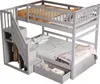 Sweiko Lit superposé en bois massif 90x200 cm, Avec Voir les images du produit 7