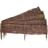 Weide Garten Palisade 100x20cm Satz von 5 Stück. Weidenzaun Produktbild-Vorschau 8