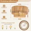 ZMH Stropní svítidlo Boho Stropní lampa Ložnice Ø40cm Náhled obrázku produktu 2