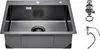 A stainless steel kitchen sink with accessories. Anteprima dell’immagine prodotto